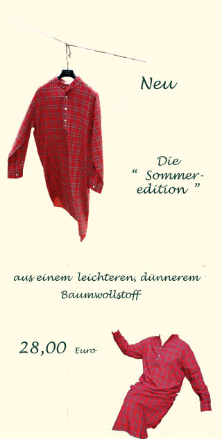 leichter, glatter Baumwollstoff, gro&szlig;z&uuml;giger Schnitt