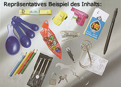 Representative content might vary from items illustrated