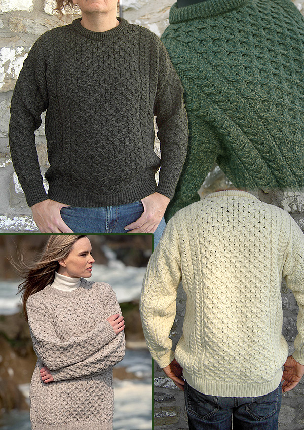 irischer Wollpullover