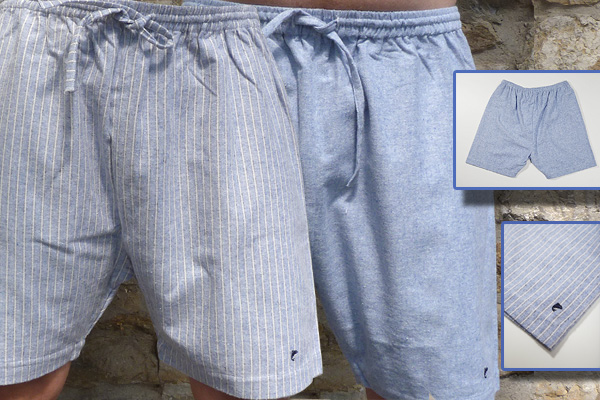 Schlafshorts aus weichem Baumwollflanell