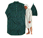  und hier das Herren- Nachthemd aus Flanell - und natürlich auch ein luftiges Damen- Nachthemd im Landhaus-Cottage-Stil