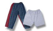 Pyjamahosen und Schlafshorts