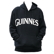 Fleece Hoodie mit Guinness Schriftzug