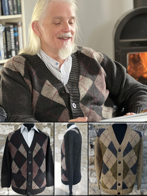 irischer Wollpullover mit Rollkragen