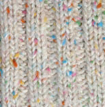 warme Socken,naturweiß mit bunten mit Sprenkeln 